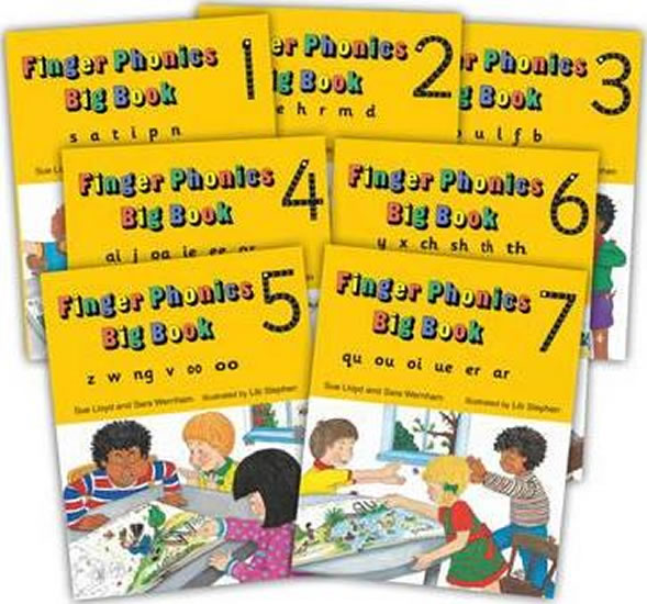 Obrázok Finger Phonics Big Books 1-7 : in Precursive Letters (British English edition)