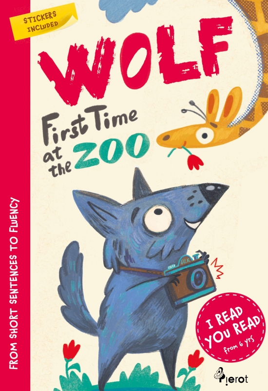 Obrázok Wolf first time at the  ZOO - I Read, You Read – With Stickers!