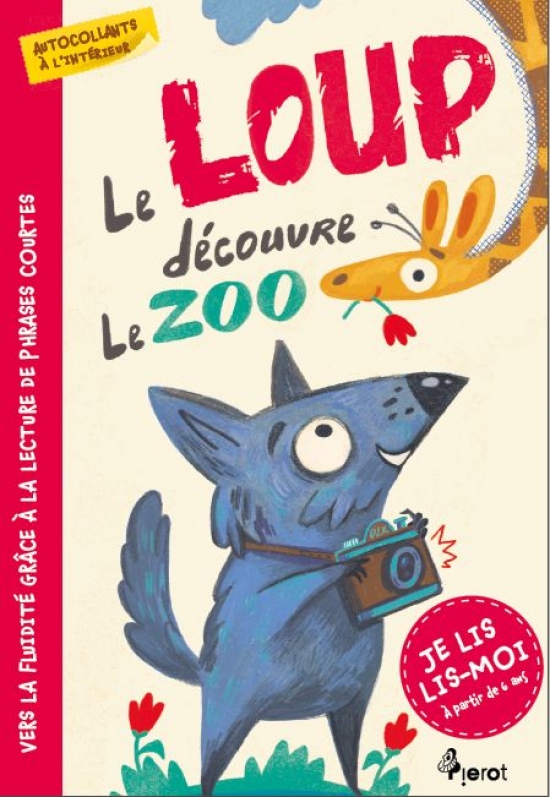 Obrázok Le loup découvre le Zoo- Je lis, lis-moi- avec autocollants!