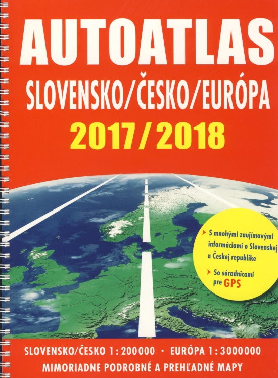 Obrázok Autoatlas Slovensko/Česko/Európa 2017 /2018