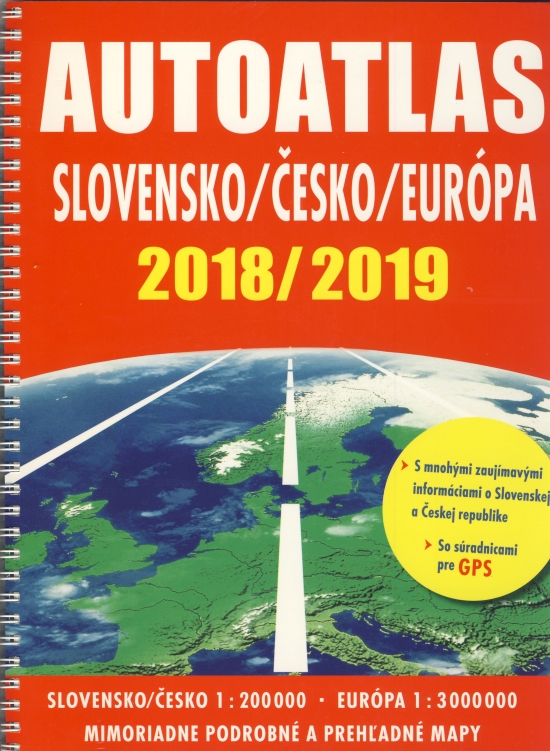 Obrázok Autoatlas Slovensko/Česko/Európa 2018 /2019