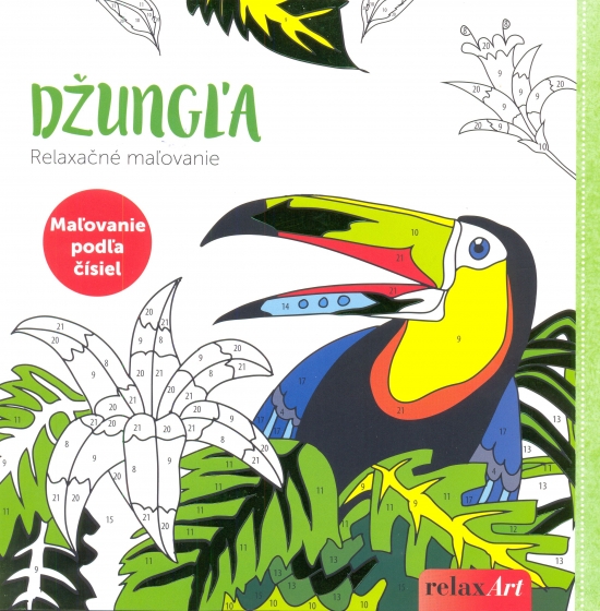 Obrázok Džungľa - Relaxačné maľovanie