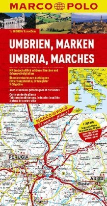 Obrázok Itálie - Umbrie,Marches/mapa