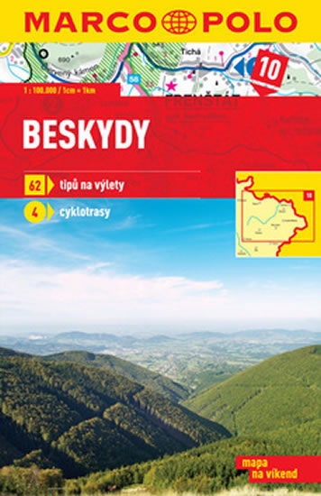 Obrázok Beskydy 10 - mapa 1:100 000