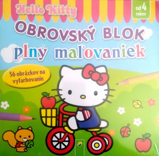 Obrázok Obrovský blok plný maľovaniek - Hello Kitty