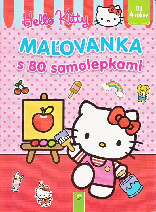 Obrázok Maľovanka s 80 samolepkami (Hello Kitty)