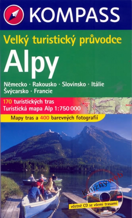 Obrázok Alpy Kompass - Velký turistický průvodce - 3.vydání