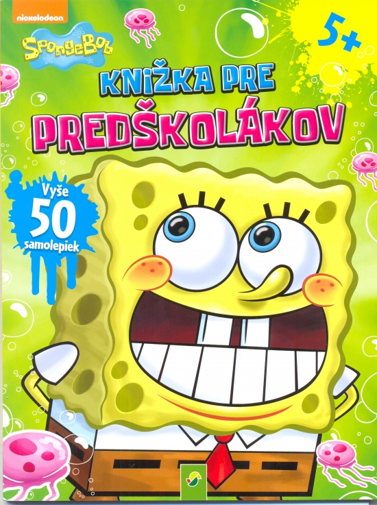 Obrázok SpongeBob - Knižka pre predškolákov (50 samolepiek)