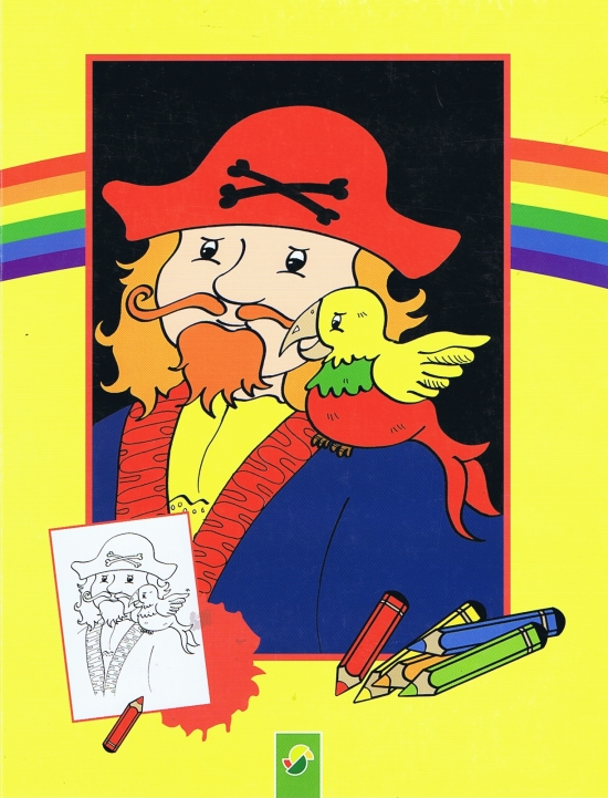 Obrázok Piráti - maľovánky - žlté