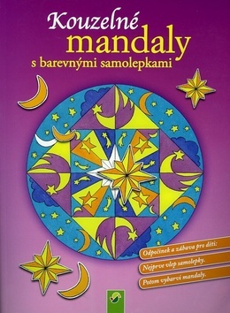 Obrázok Kúzelné mandaly s farebnými samolepkami (fialová)