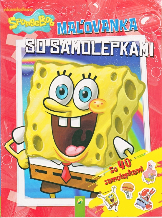 Obrázok SpongeBob - Maľovanka so 40 samolepkami
