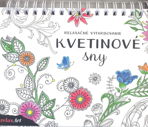 Obrázok Kvetinové sny - Relaxačné vyfarbovanie