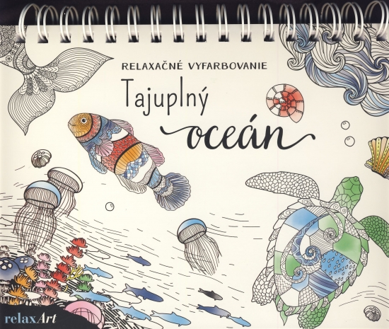 Obrázok Tajuplný oceán - relaxačné vyfarbovanie