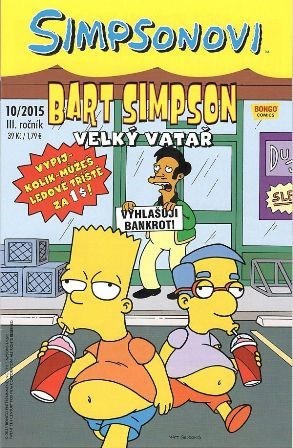 Obrázok Simpsonovi - Bart Simpson - 10/2015 Velký vatař