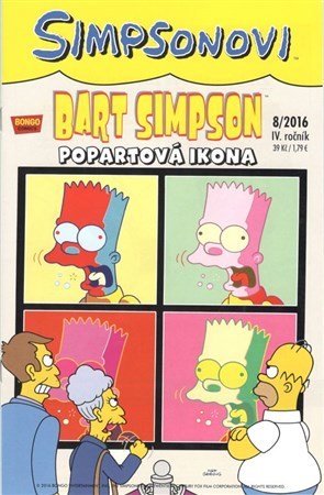 Obrázok Simpsonovi - Bart Simpson 8/2016 - Popartová ikona