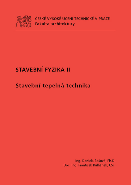 Obrazok Stavební fyzika II - Stavební tepelná technika