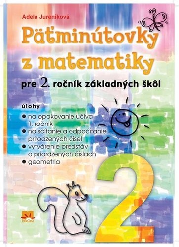 Obrázok Päťminútovky z matematiky pre 2. ročník základných škôl