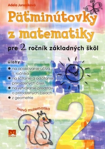 Obrázok Päťminútovky z matematiky pre 2. ročník Základných škôl - 2. vydanie