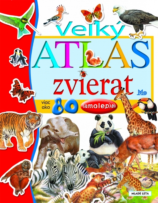 Obrázok Veľký atlas zvierat - viac ako 80 samolepiek