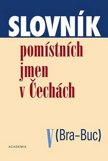 Obrázok Slovník pomístních jmen v Čechách V