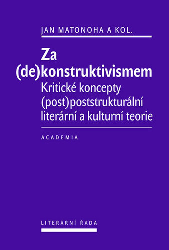 Obrázok Za (de)konstruktivismem - Kritické koncepty (post)-poststrukturální literární teorie