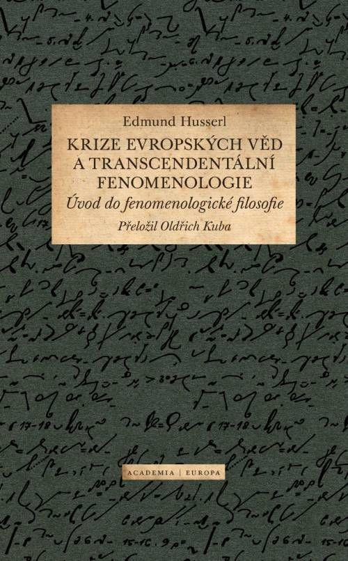 Obrázok Krize evropských věd a transcendentální fenomenologie
