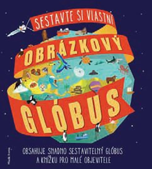 Obrázok Obrázkový glóbus (Knížka + součástky k sestavení otočného glóbusu)