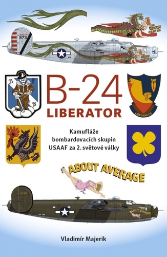 Obrázok B-24 Liberator - Kamufláže bombardovacích skupin USA AF za 2. světové války