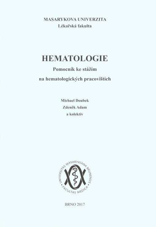 Obrazok Hematologie - Pomocník ke stážím na hematologických pracovištích
