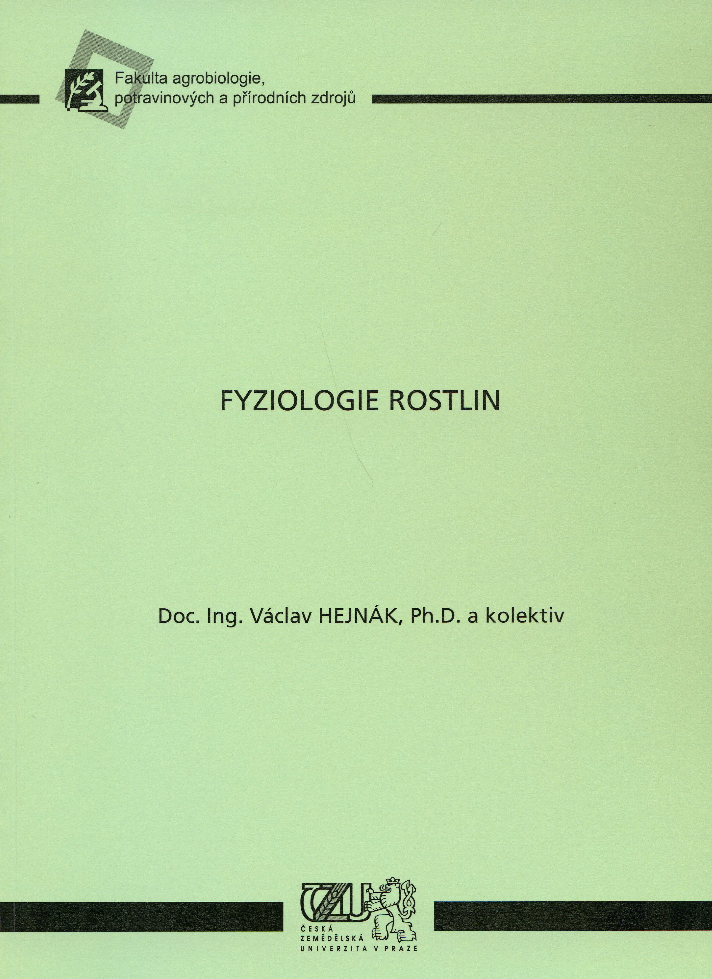 Obrazok Fyziologie rostlin