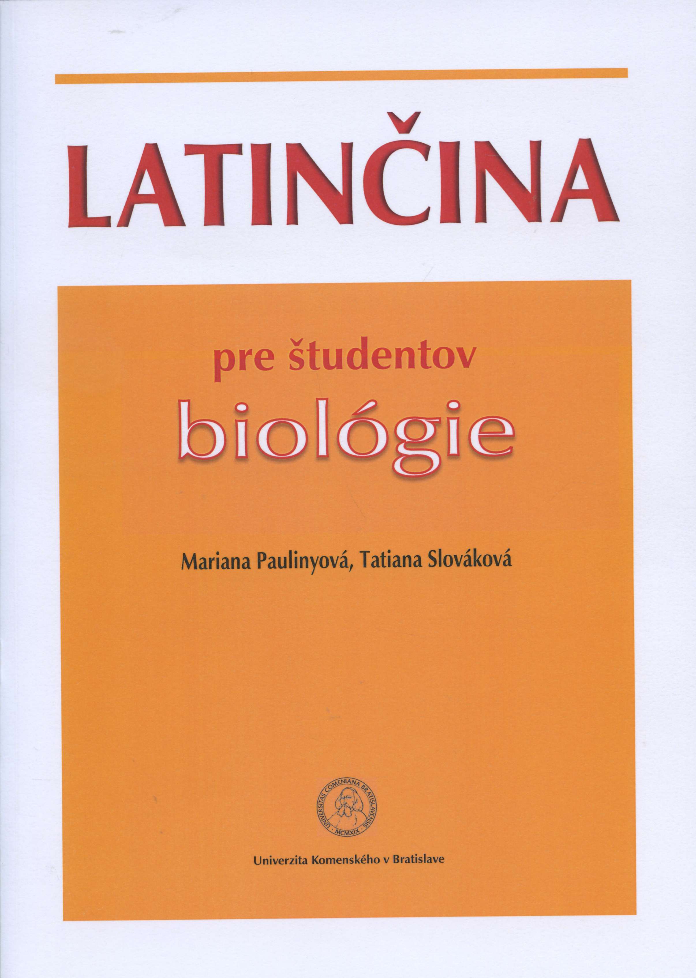 Obrazok Latinčina pre študentov biológie