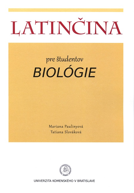 Obrazok Latinčina pre študentov biológie