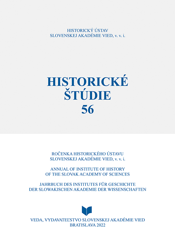 Obrazok Historické štúdie 56. Dejiny a vývoj rôznych foriem správy