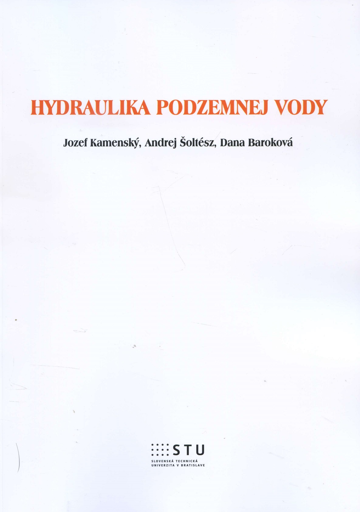 Obrazok Hydraulika podzemnej vody