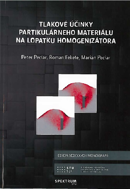 Obrazok Tlakové účinky partikulárneho materiálu na lopatku homogenizátora