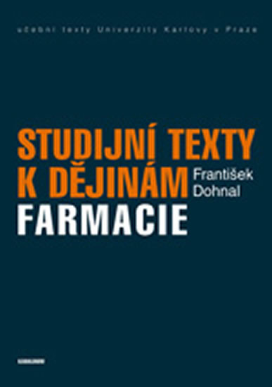 Obrázok Studijni texty k dějinám farmacie