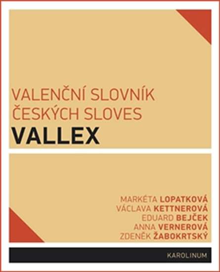 Obrázok Valenční slovník českých sloves VALLEX
