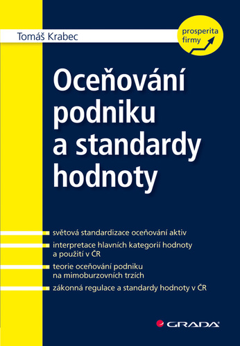 Obrázok Oceňování podniku a standardy hodnoty