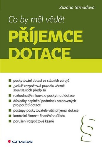 Obrázok Co by měl vědět příjemce dotace