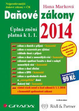 Obrázok Daňové zákony 2014 -  Úplná znění platná k 1. 1. 2014