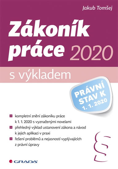 Obrázok Zákoník práce 2020 s výkladem - Právní s