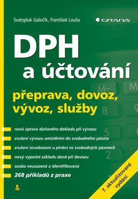 Obrázok DPH a účtování - přeprava, dovoz, vývoz, služby - 7.vydání
