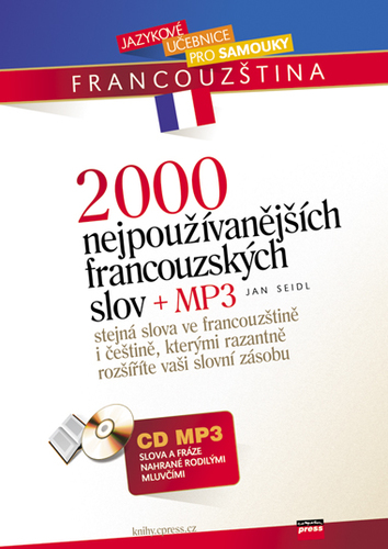 Obrázok 2000 nejpoužívanějších francouzských slov + CD MP3