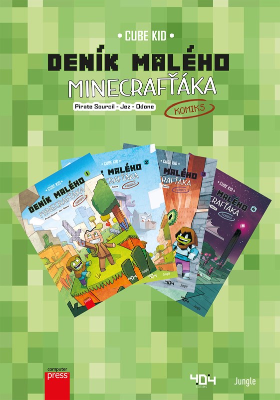 Obrazok Deník malého Minecrafťáka: komiks komplet 1