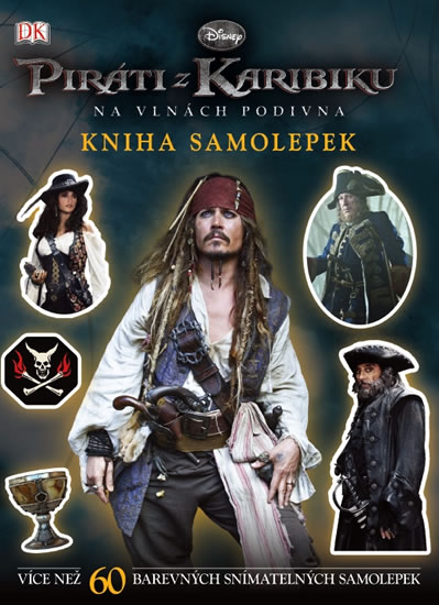 Obrázok Piráti z Karibiku - Na vlnách podivna - Kniha samolepek