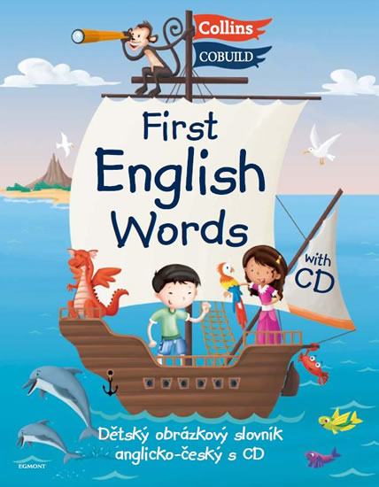 Obrázok First English Words - Dětský obrázkový AJ slovník + CD
