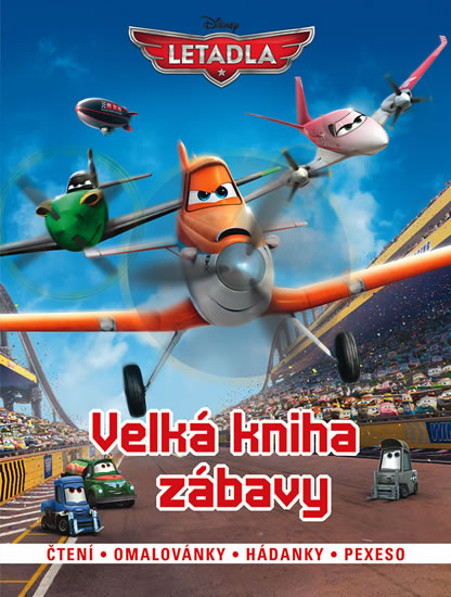 Obrázok Letadla CZ - Velká kniha zábavy • Čtení • omalovánky • hádanky • pexeso