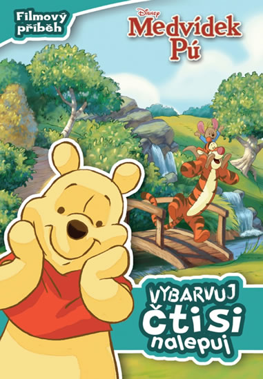 Obrázok Medvídek Pú - Filmový příběh: vybarvuj, čti si, nalepuj