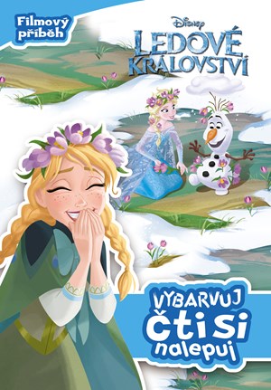 Obrázok Ledové království Vybarvuj, čti si, nalepuj