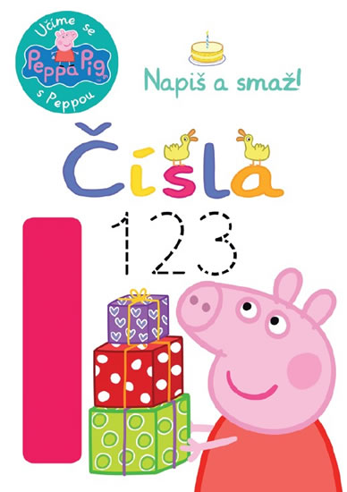 Obrázok Peppa Pig Učíme se s Peppou, Napiš a smaž! Čísla